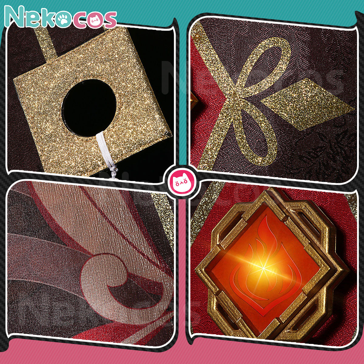 Genshin Impact Hu Tao Cosplay Costume | Custom-TailorCostume,Game,Genshin Impact