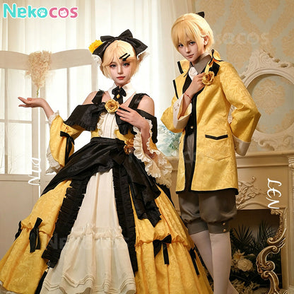 【Nekocos】Vocaloid Kagamine Rin Cosplay Costume The Daughter of Evil Princess Riliane Dress | In Stock
