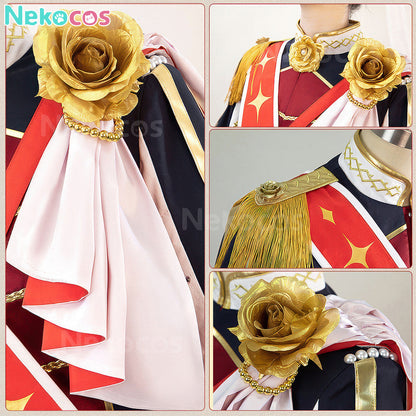 【Nekocos】Game Uma Musume Pretty Derby Cosplay Racing Debut Rose Kingdom Cosplay Costume | Custom-Tailor