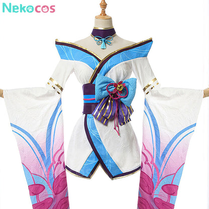【Nekocos】Game League of Legends Cosplay Spirit Blossom Ahri Cosplay Costume | In Stock