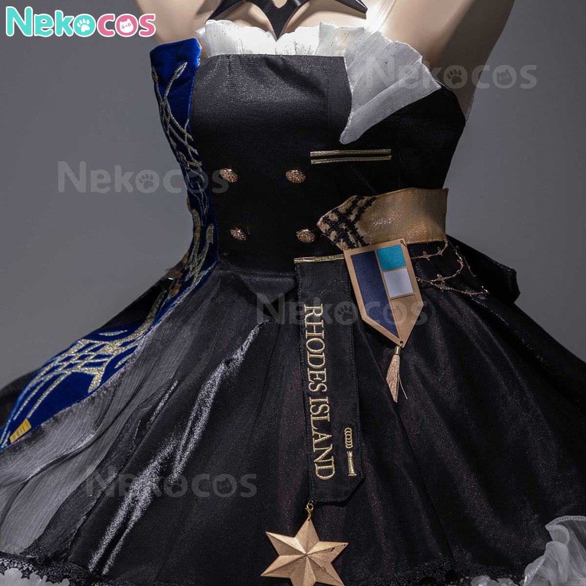 【Nekocos】Game Arknights Cosplay Ambience Synesthesia Amiya Cosplay Costume | In Stock