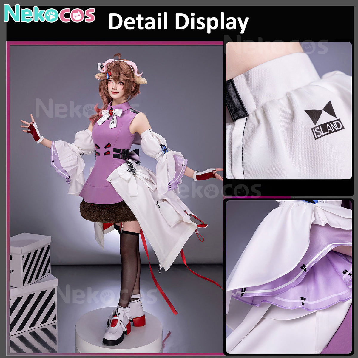 【Nekocos】Game Arknights: Endfield Cosplay Ardelia Cosplay Costume Premium Edition | Custom-Tailor