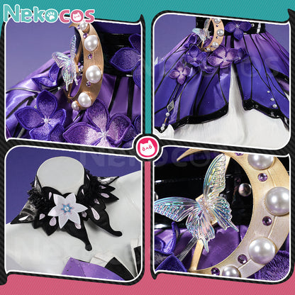 【Nekocos】Game Honkai: Star Rail Cosplay Gossamer Flutter Cosplay Costume Premium Edition | Custom-Tailor