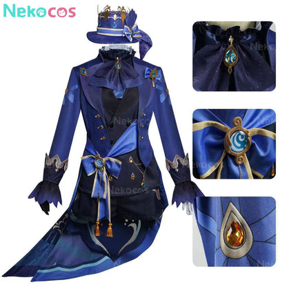 【Nekocos】Game Genshin Impact Cosplay Furina de Fontaine Cosplay Costume Premium Edition | In Stock