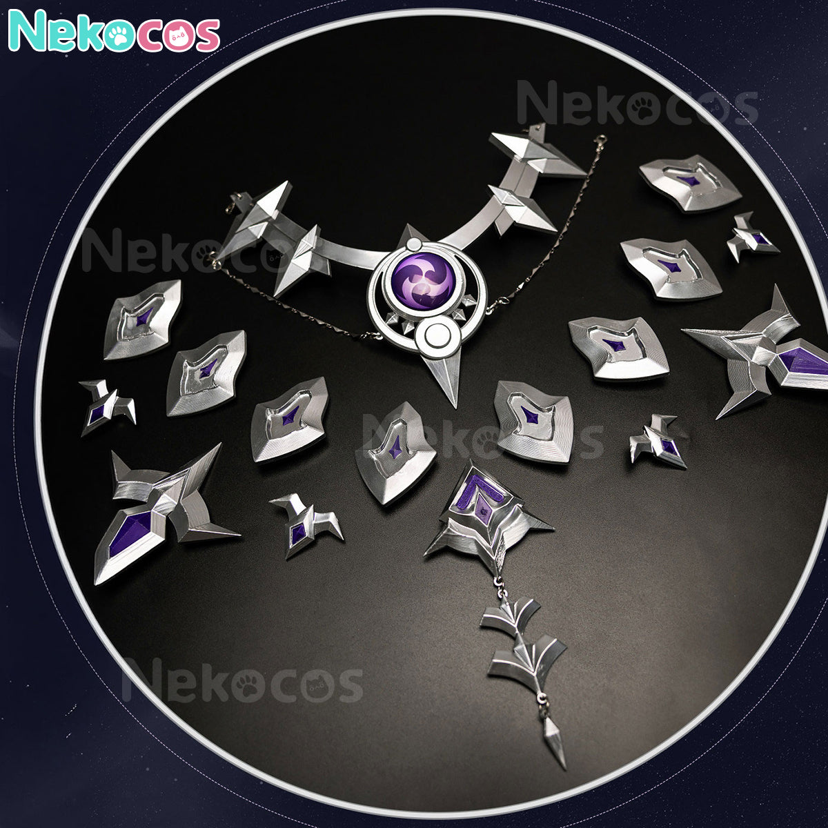 【Nekocos】Game Genshin Impact Cosplay Kyryll Chudomirovich Flins Cosplay Costume Premium Edition | Custom-Tailor