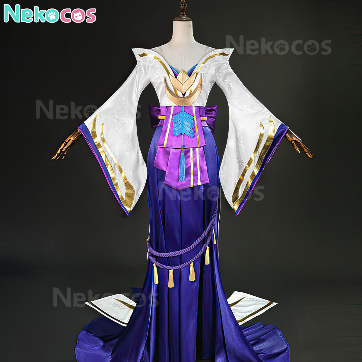 【Nekocos】Game League of Legends Cosplay Spirit Blossom Morgana Cosplay Costume | In Stock