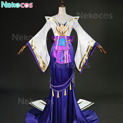 【Nekocos】Game League of Legends Cosplay Spirit Blossom Morgana Cosplay Costume | In Stock