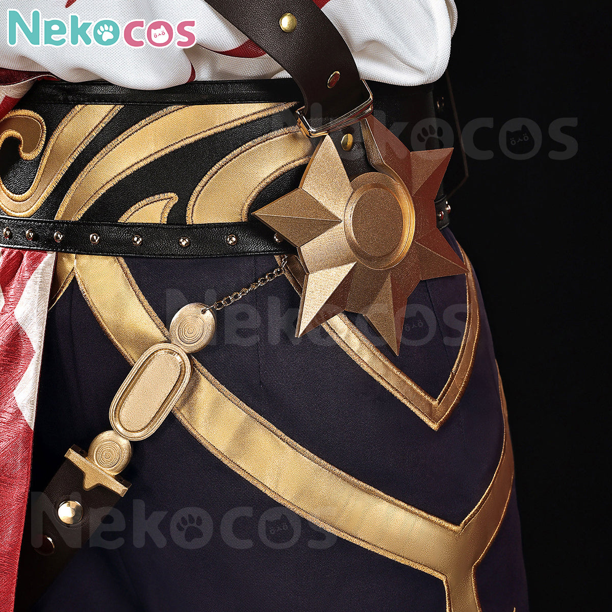 【Nekocos】Game Honkai: Star Rail Kitty Series Cosplay Mydeimos Cosplay Costume Premium Edition | In Stock detailing accessories.