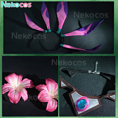 【Nekocos】Game League of Legends Cosplay Neeko The Curious Chameleon Cosplay Costume | Custom-Tailor