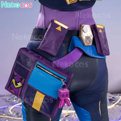 【Nekocos】Game Valorant Cosplay Neon Tala Nicole Dimaapi Valdez Cosplay Costume | In Stock