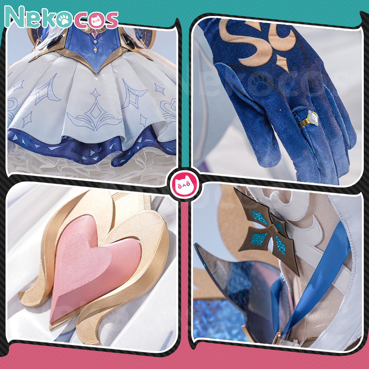 Genshin Impact Odette Spessiva Cosplay Costume | Custom TailoredCostume,Game,Genshin Impact