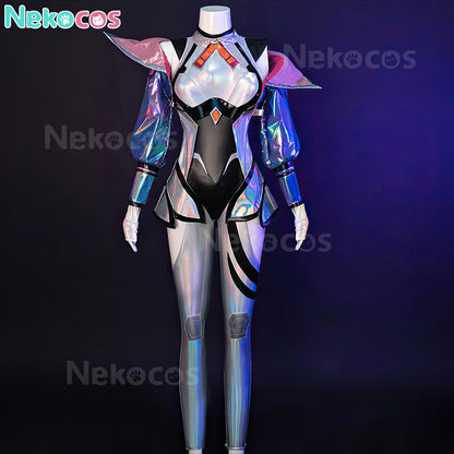 【Nekocos】Game League of Legends Cosplay Battle Dove Seraphine Cosplay Costume | In Stock