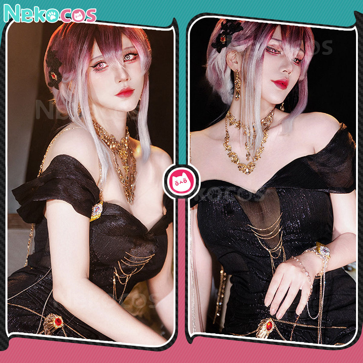 【Nekocos】Game Path to Nowhere Cosplay City Never Sleeps Shalom Cosplay Costume | In Stock