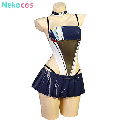 【Nekocos】Game Azur Lane Cosplay Shinano Moonlit Chrome Cosplay Costume | In Stock
