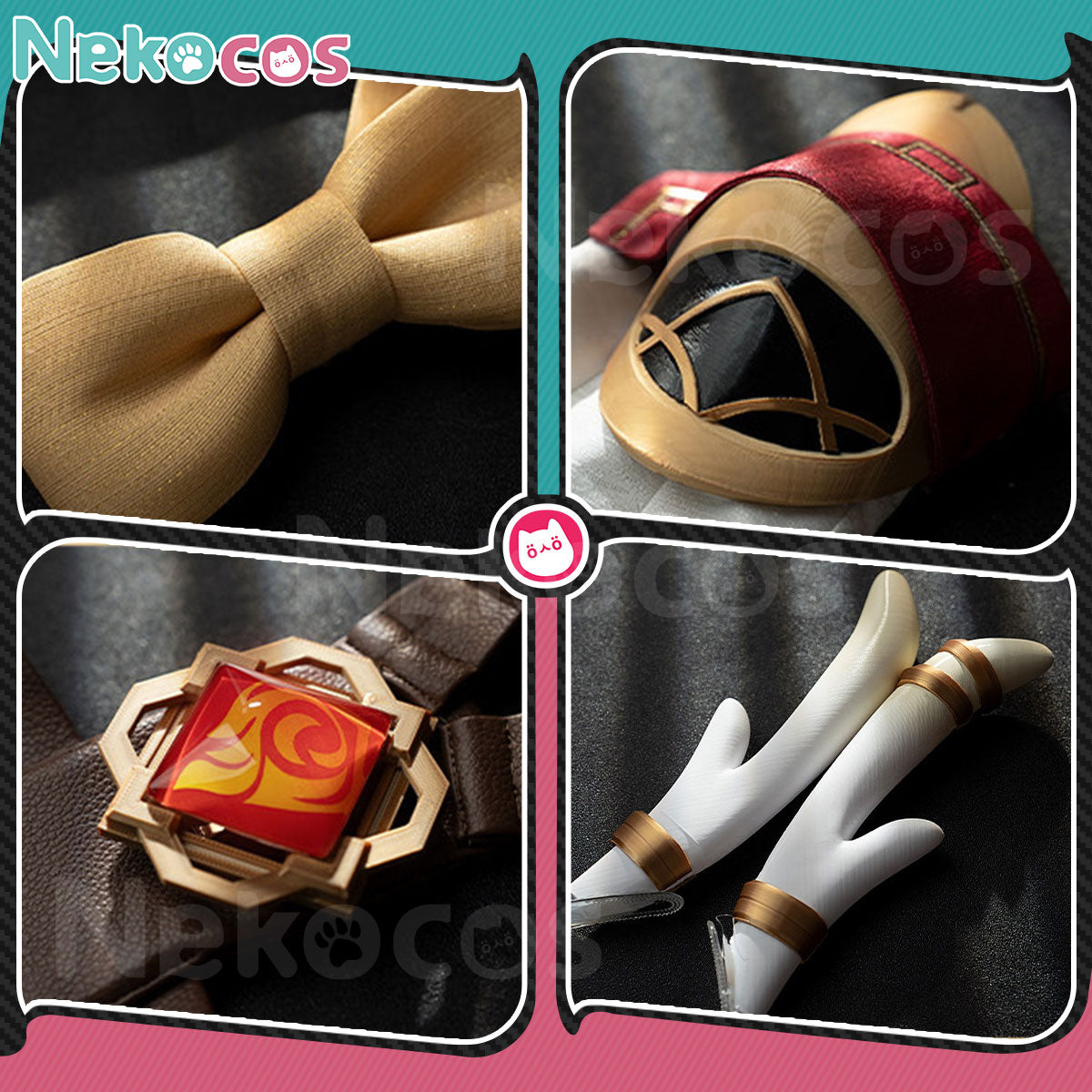 Yanfei Cosplay Costume - Premium Edition by NekocosCostume,Game,Genshin Impact