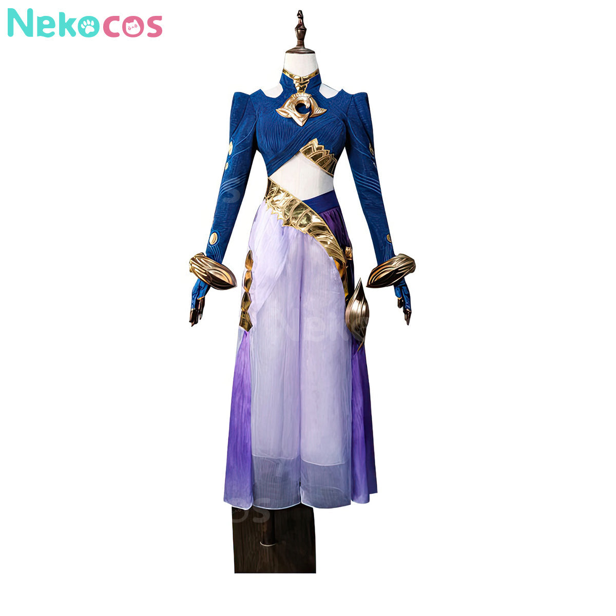 【Nekocos】Game League of Legends Cosplay The Unbroken Faith Yunara Cosplay Costume | In Stock