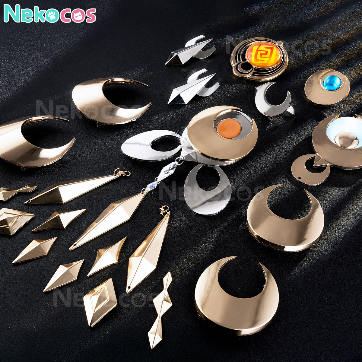 【Nekocos】Game Genshin Impact Cosplay Zibai Cosplay Costume Premium Edition | In Stock