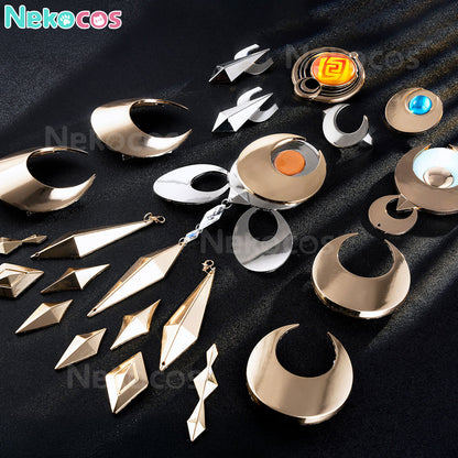 【Nekocos】Game Genshin Impact Cosplay Zibai Cosplay Costume Premium Edition | In Stock