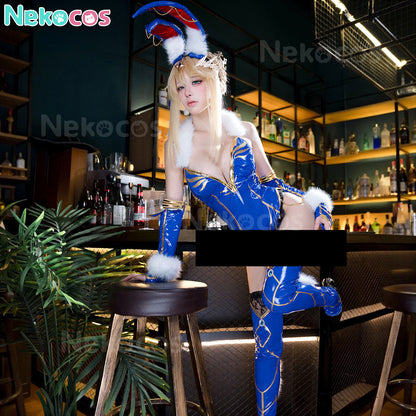 【Nekocos】Game Fate Grand Order Cosplay Artoria Pendragon (Lancer) Cosplay Costume | In Stock