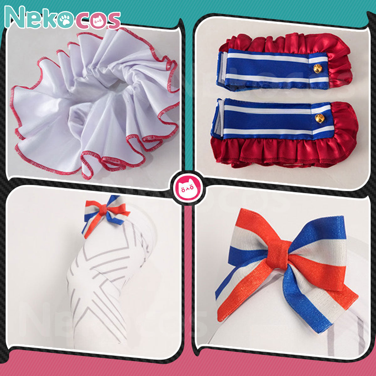 【Nekocos】Game Cosplay Falulu&Fuwari Midorikaze Cosplay Costume | In Stock