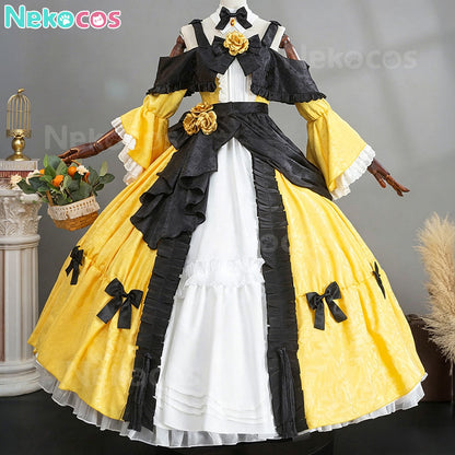 【Nekocos】Vocaloid Kagamine Rin Cosplay Costume The Daughter of Evil Princess Riliane Dress | In Stock
