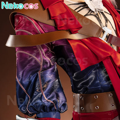 【Nekocos】Game Identity V Cosplay Mercenary Naib Subedar Man in Red Cosplay Costume Premium Edition | Custom-Tailor