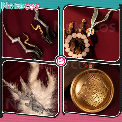 【Nekocos】Game Arknights Cosplay Yu In the Play Cosplay Costume Premium Edition | Custom-Tailor