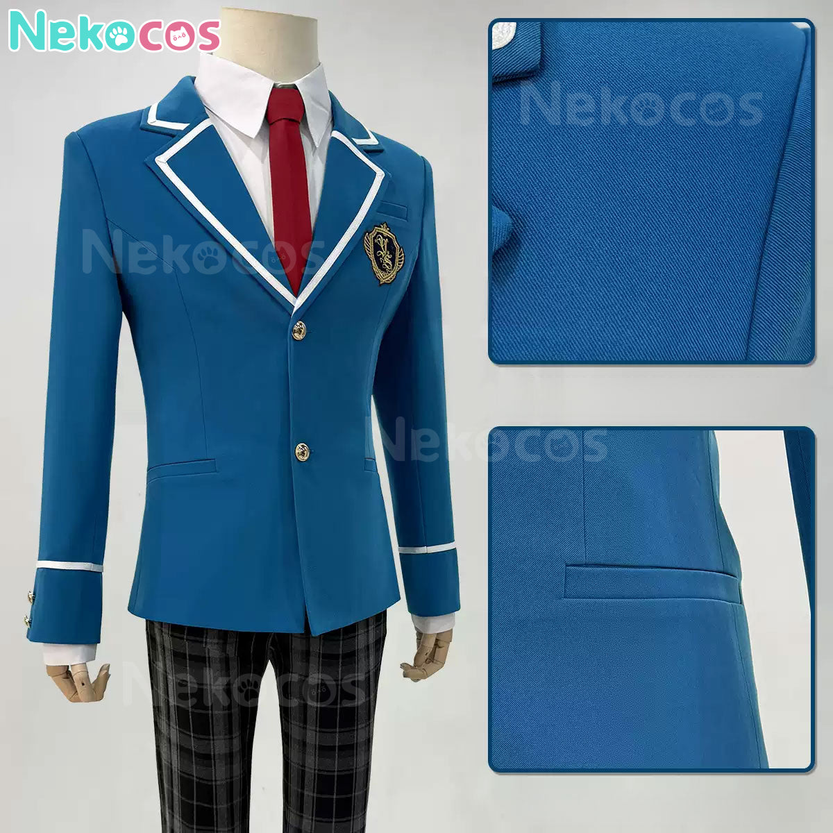 【Nekocos】Game Ensemble Stars Cosplay Yumenosaki Academy School Uniform Cosplay Costume | In Stock