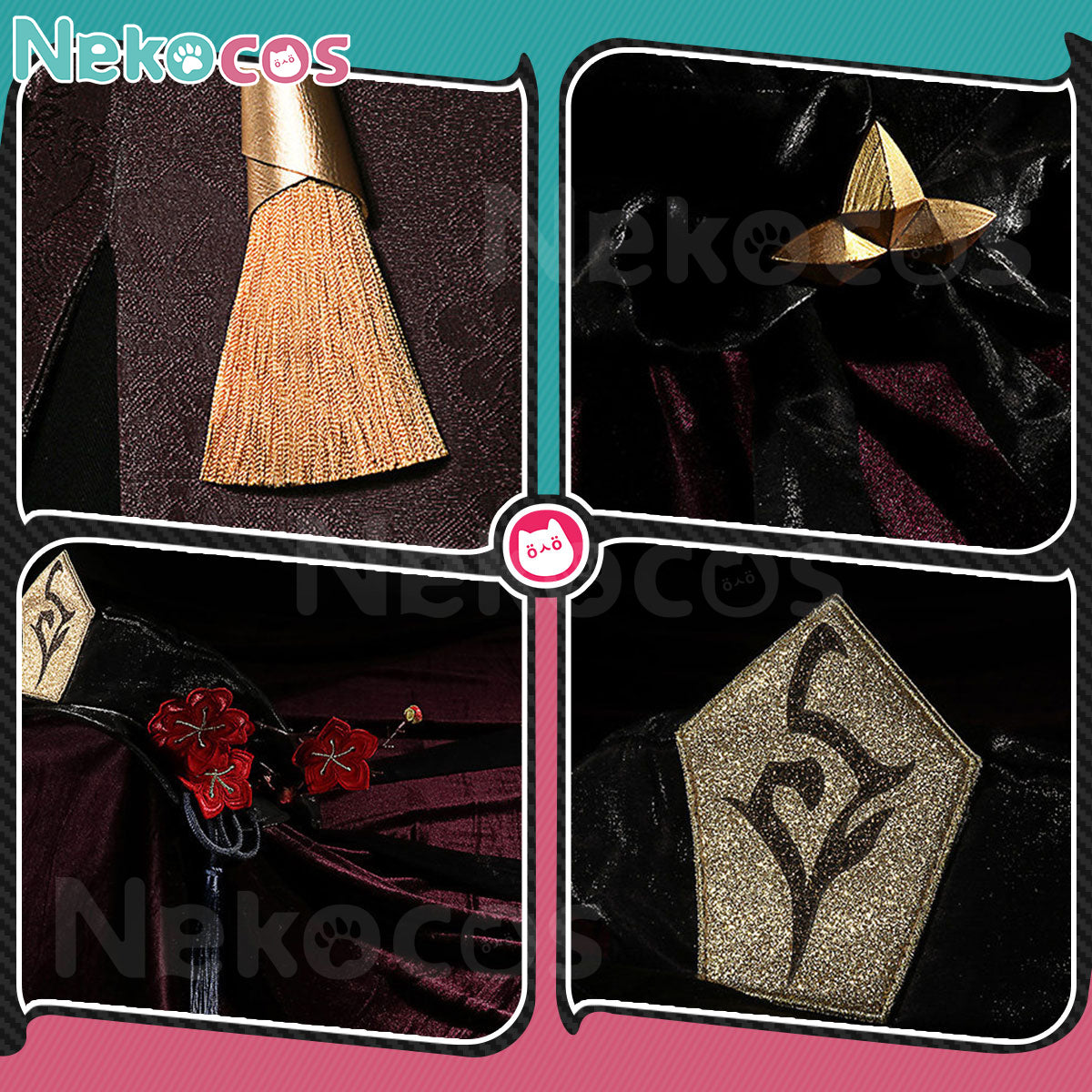 Genshin Impact Hu Tao Cosplay Costume | Custom-TailorCostume,Game,Genshin Impact