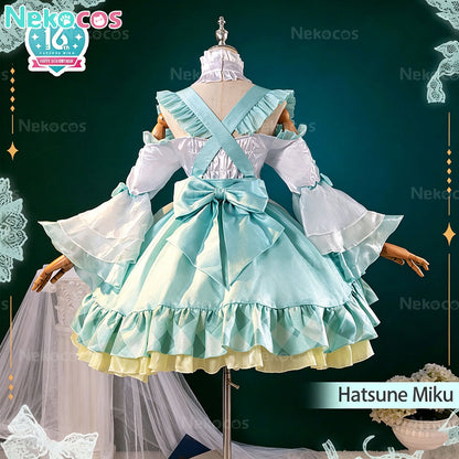 【Nekocos】Vocaloid Hatsune Miku 16th Anniversary Cosplay Costume | In Stock