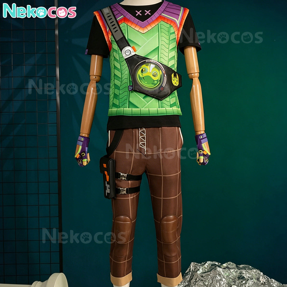 【Nekocos】Game Valorant Cosplay Gekko Cosplay Costume | In Stock