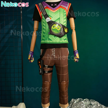 【Nekocos】Game Valorant Cosplay Gekko Cosplay Costume | In Stock