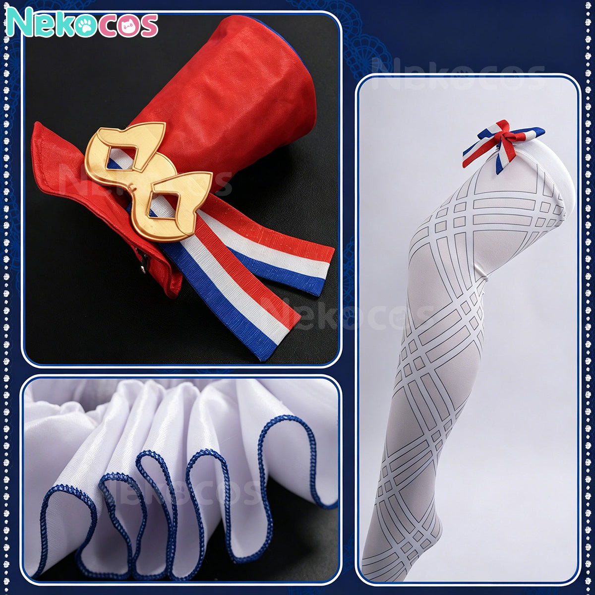 【Nekocos】Game Cosplay Hibiki Shikiin Cosplay Costume | In Stock