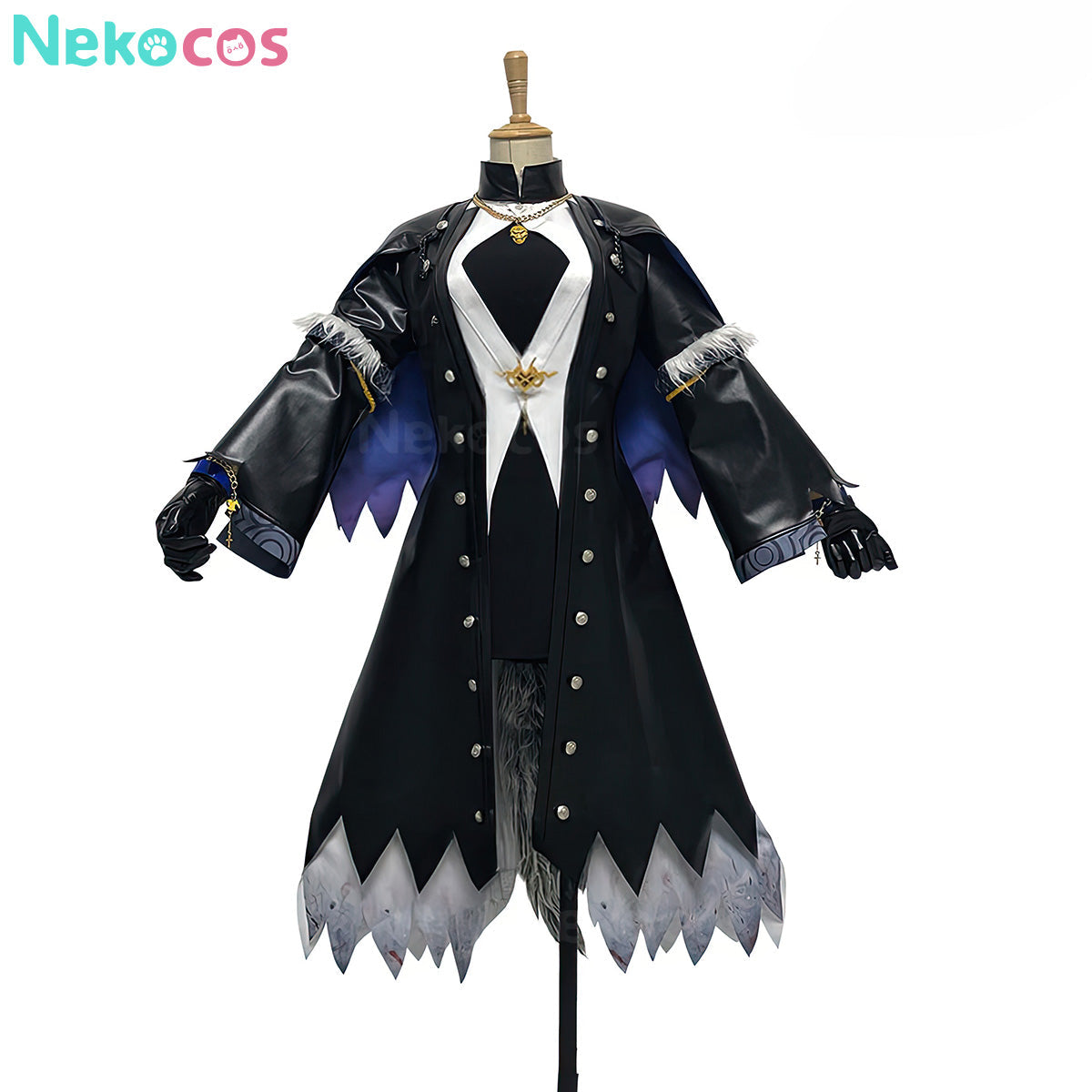 【Nekocos】Game Arknights Cosplay Lappland Refined Horrormare Cosplay Costume Premium Edition | In Stock