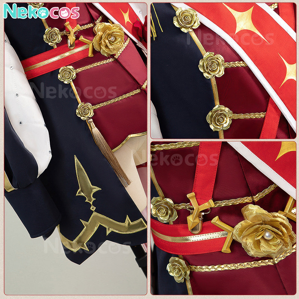 【Nekocos】Game Uma Musume Pretty Derby Cosplay Racing Debut Rose Kingdom Cosplay Costume | Custom-Tailor