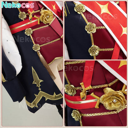 【Nekocos】Game Uma Musume Pretty Derby Cosplay Racing Debut Rose Kingdom Cosplay Costume | Custom-Tailor