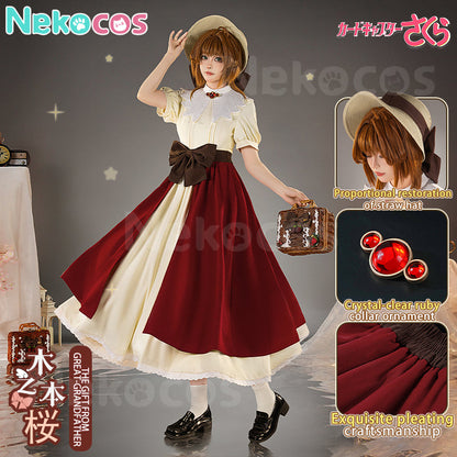 【Nekocos】Anime Cardcaptor Sakura Cosplay Kinomoto Sakura Cosplay Costume | Custom-TailorAnime,Cardcaptor Sakura,Costume