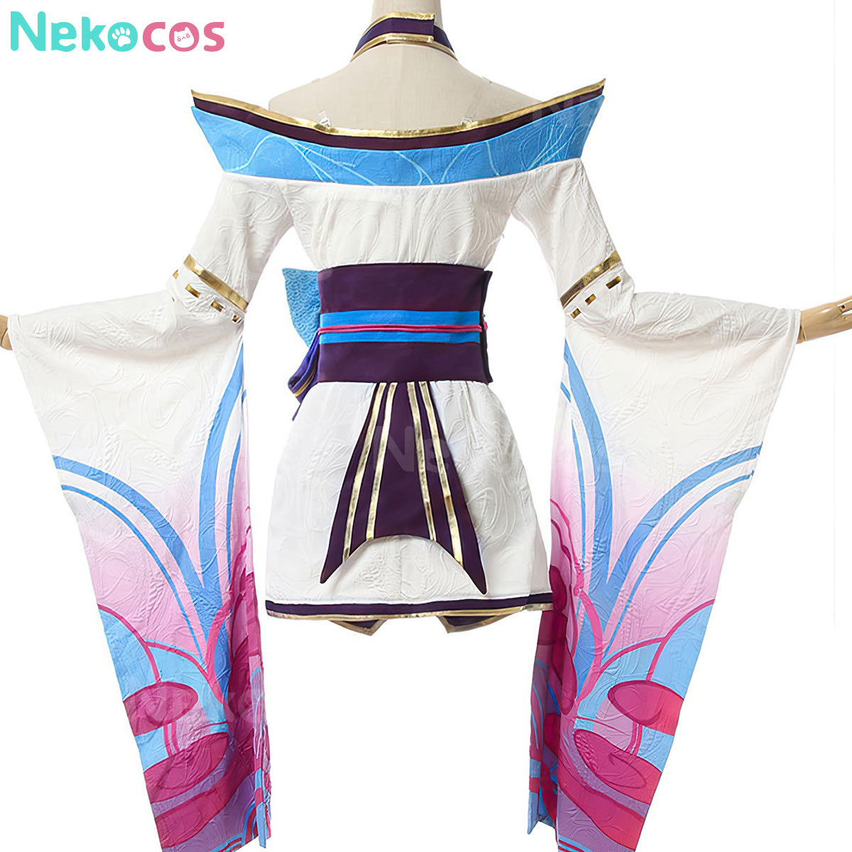 【Nekocos】Game League of Legends Cosplay Spirit Blossom Ahri Cosplay Costume | In Stock