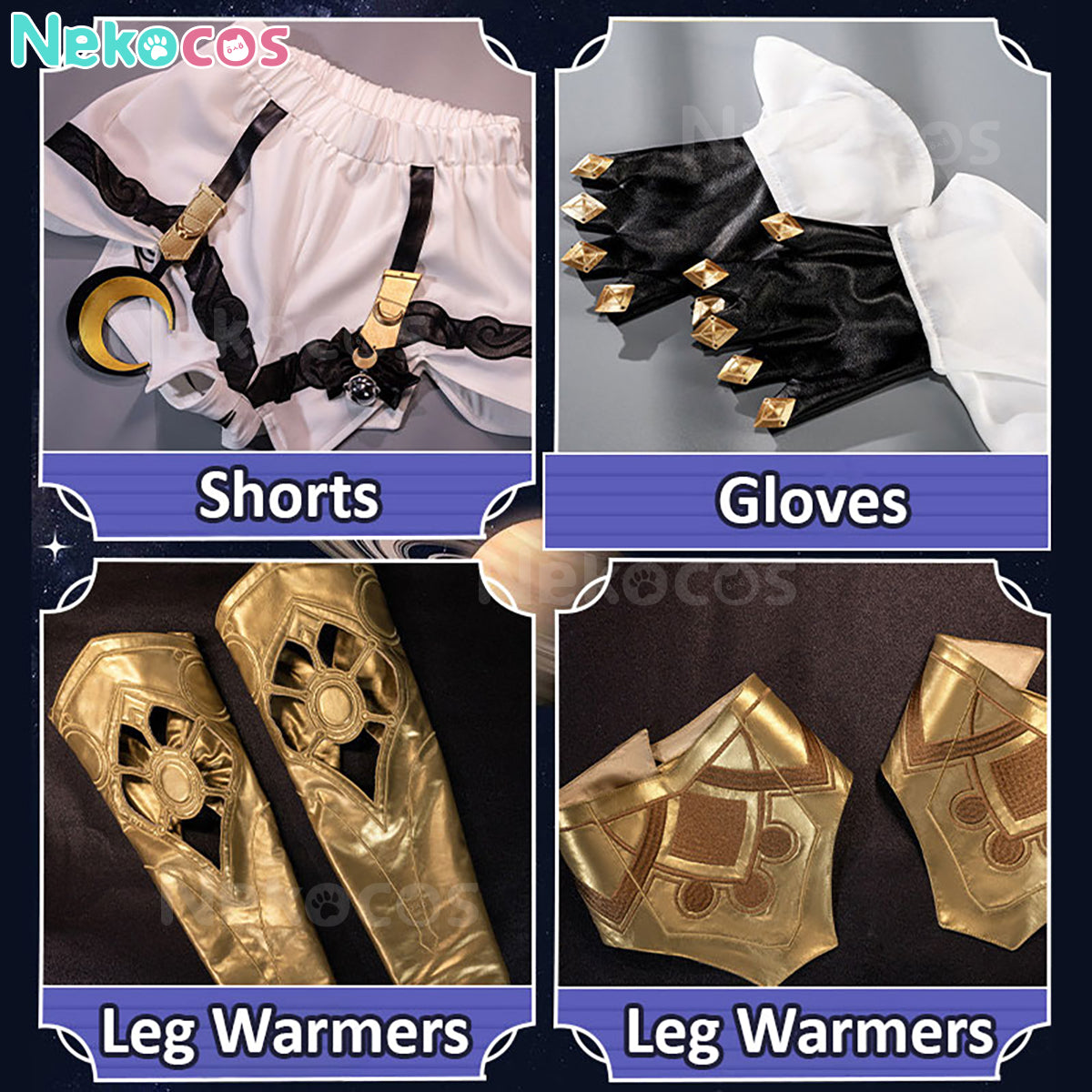 【Nekocos】Game Honkai: Star Rail Cosplay Amphoreus Cipher Cosplay Costume Premium Edition | Custom-Tailor