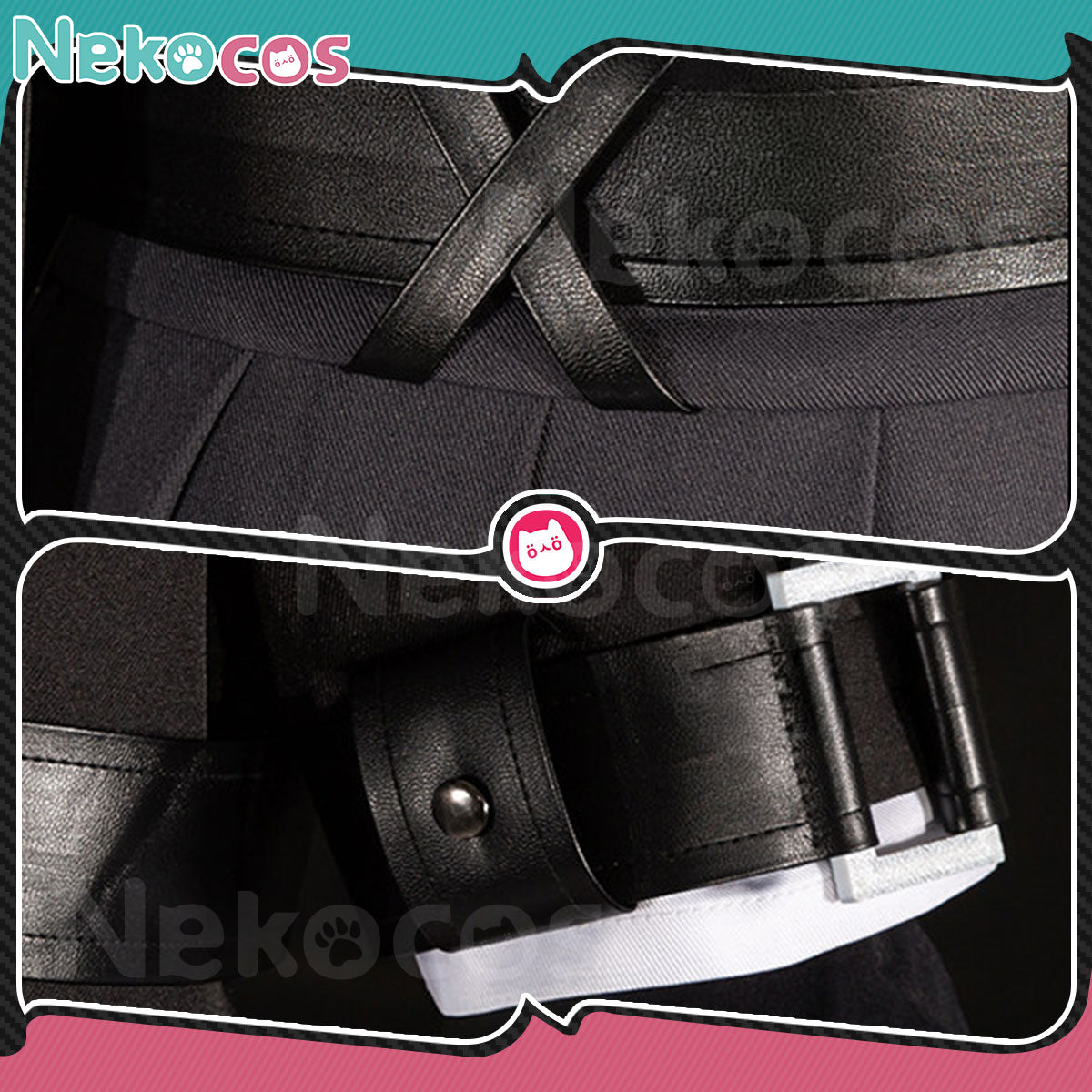 Nekocos Game Neverness to Everness Cosplay Esper Zero Cosplay Costume | In Stock detail of belt and straps