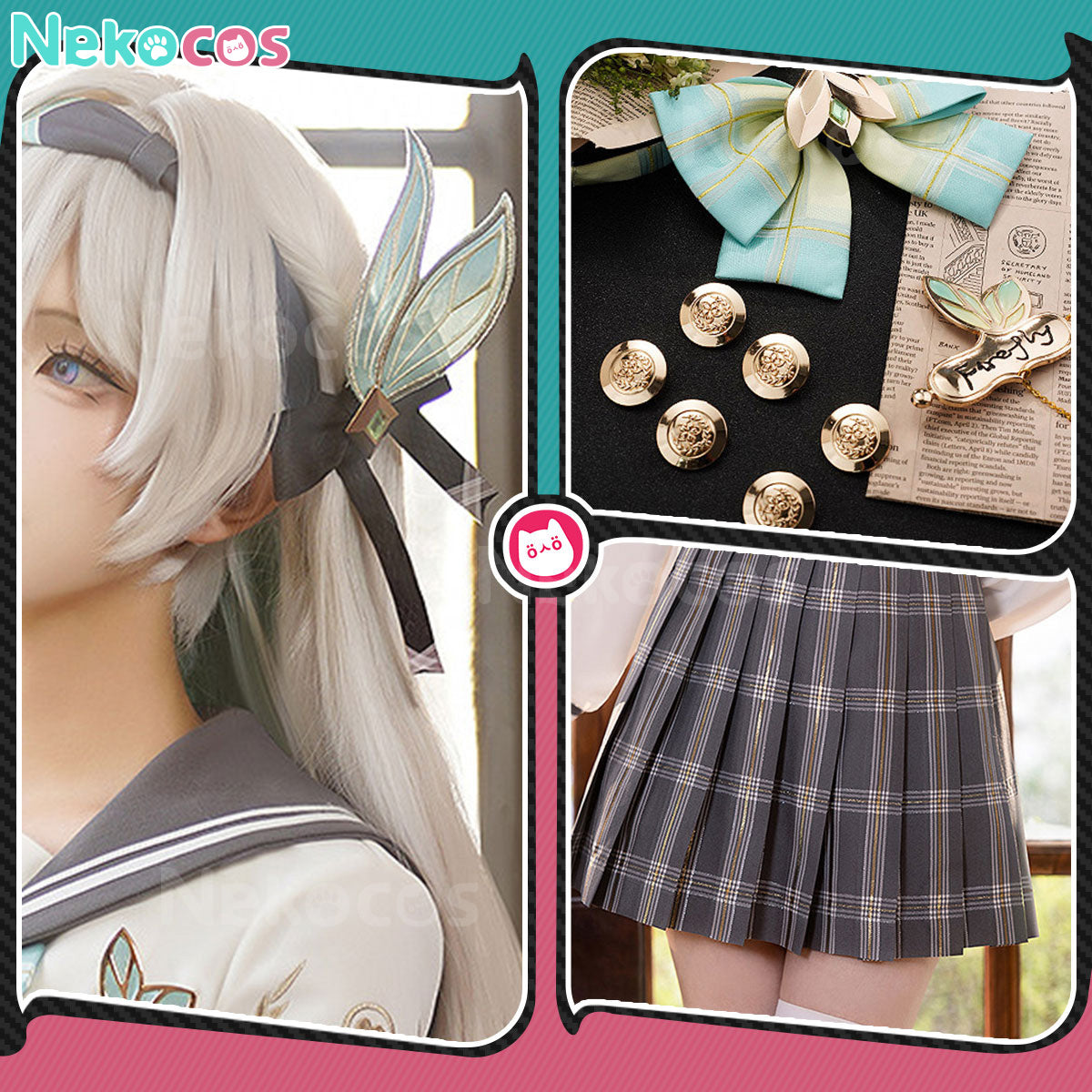 【Nekocos】Game Honkai: Star Rail Cosplay Firefly Spring Missive Cosplay Costume | Custom-Tailor