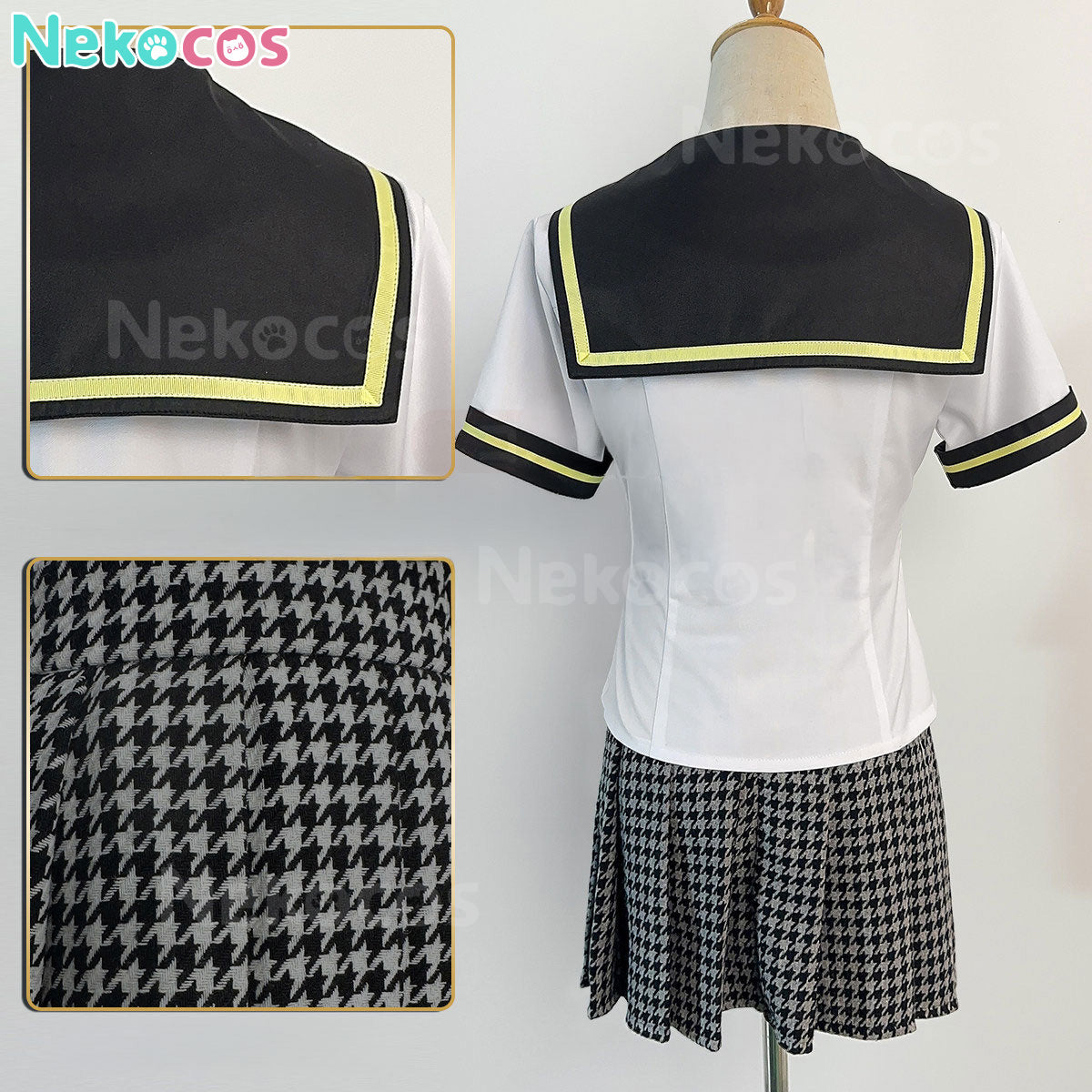 【Nekocos】Game Cosplay Kujikawa Rise School Uniform Cosplay Costume | In Stock