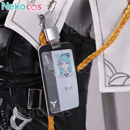 Nekocos Game Neverness to Everness Cosplay Elite Operative Mint Cosplay Costume ID badge detail