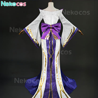 【Nekocos】Game League of Legends Cosplay Spirit Blossom Morgana Cosplay Costume | In Stock