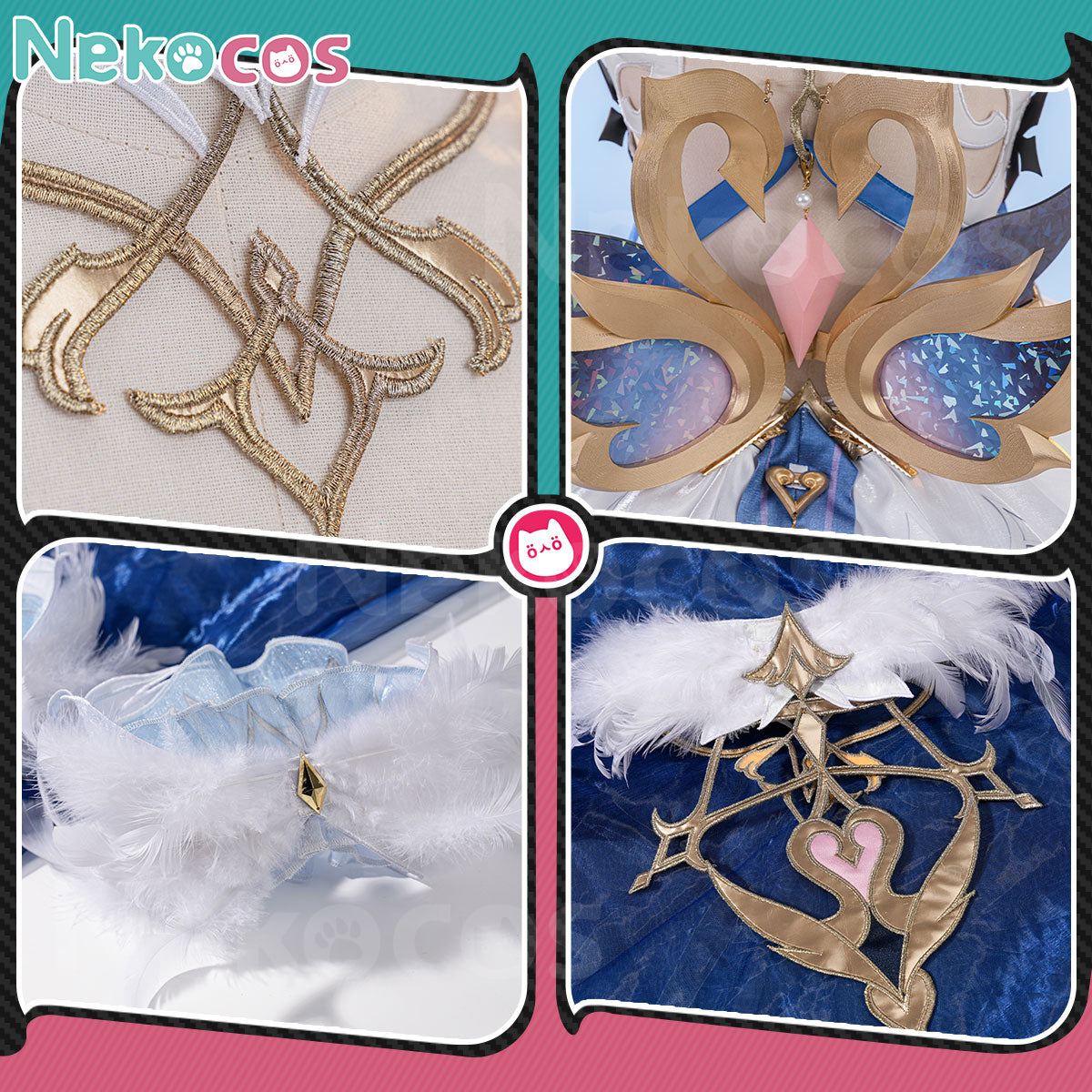 Genshin Impact Odette Spessiva Cosplay Costume | Custom TailoredCostume,Game,Genshin Impact
