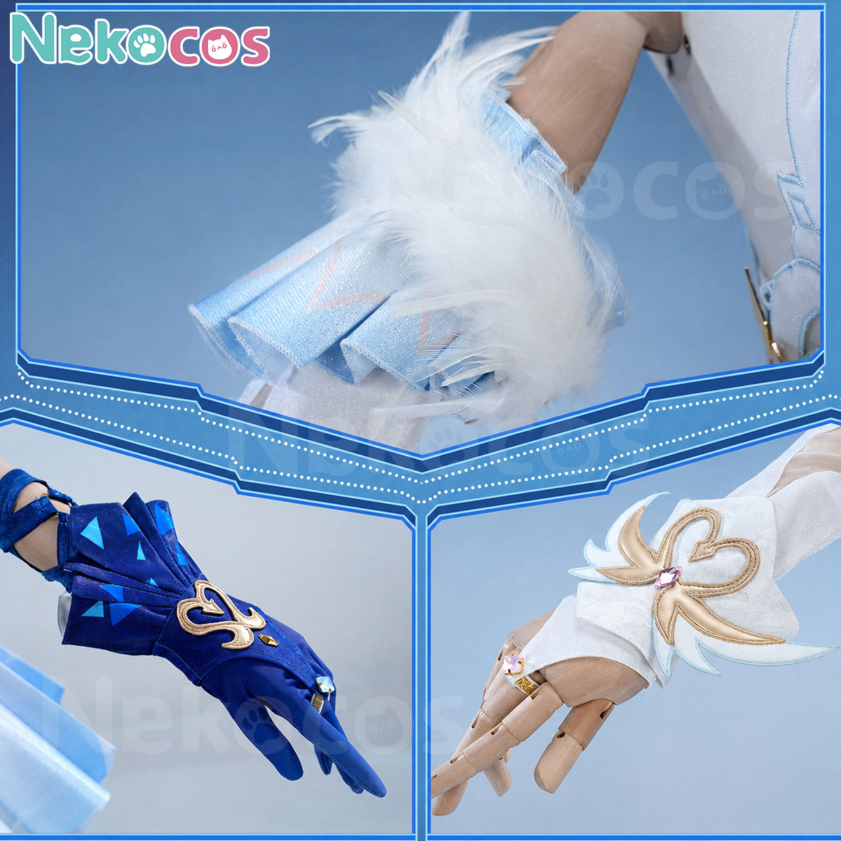 Genshin Impact Odette Cosplay Costume - Premium EditionCostume,Game,Genshin Impact