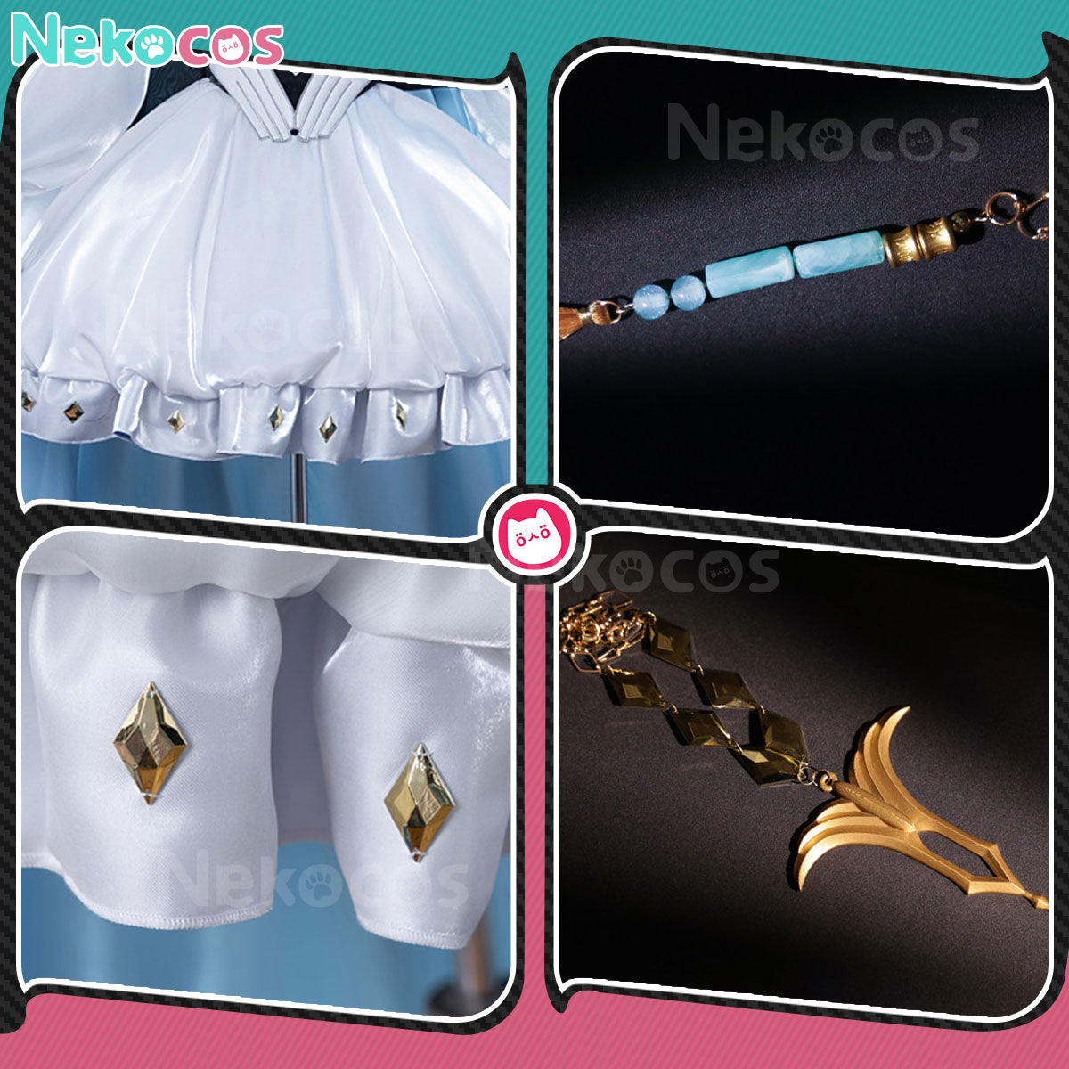 【Nekocos】Game Arknights Cosplay Pramanix the Prerita Ambience Synesthesia Cosplay Costume | Custom-Tailor