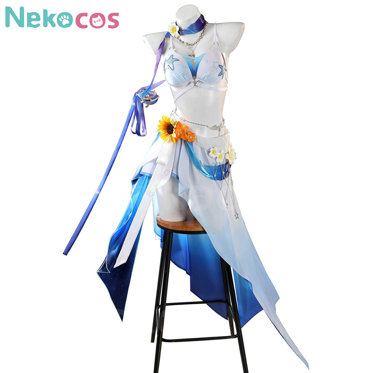 Nekocos Game Honkai: Star Rail Cosplay Robin Summeretto Cosplay Costume on display with vibrant colors and details.