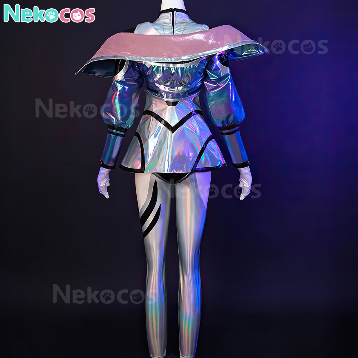 【Nekocos】Game League of Legends Cosplay Battle Dove Seraphine Cosplay Costume | In Stock