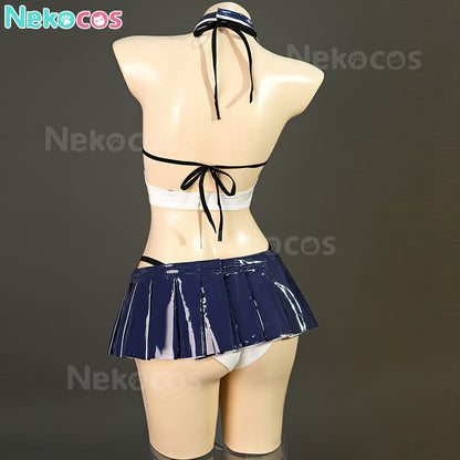 【Nekocos】Game Azur Lane Cosplay Shinano Moonlit Chrome Cosplay Costume | In Stock